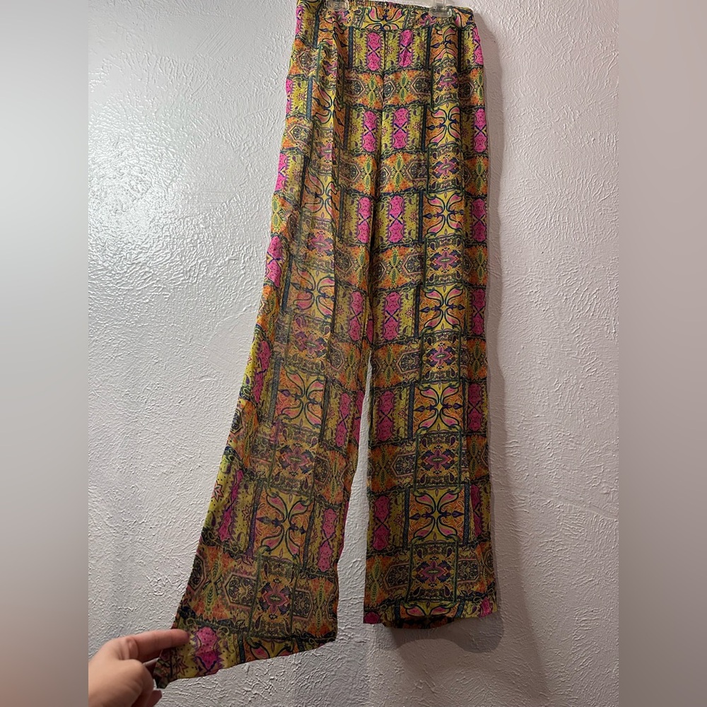 Wide leg beach trousers sz 8